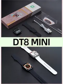 מקורי DT8 מיני שעון חכם מטען אלחוטי NFC Bluetooth קורא קצב הלב שעון מעורר Smartwatch עבור Xiaomi PK Z8 DT7 W59 DT8
