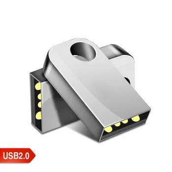 מיני מתכת כונני הבזק מסוג USB כונן עט זעיר Pendrive כונן פלאש מקל זיכרון USB דיסק Usb מקל זיכרון Usb 4G/8GB/16GB/32GB/64GB