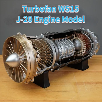 150 יח ' + WS-15 Turbofan מטלטלין לוחם מודל 1/20 מודלים בקנה מידה ערכת DIY ערכות הרכבה חשמלית להרכיב צעצוע ילדים מתנה