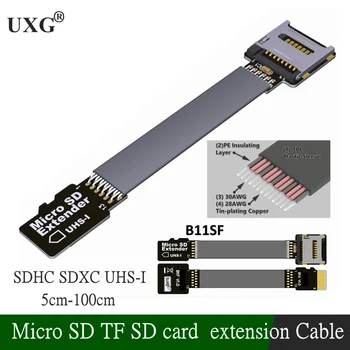מהירות גבוהה SDHC SDXC UHS-אני מיקרו SD TF כרטיס SD זכר לנקבה כבל מאריך FPC כרטיס הקורא כבל 5 ס 