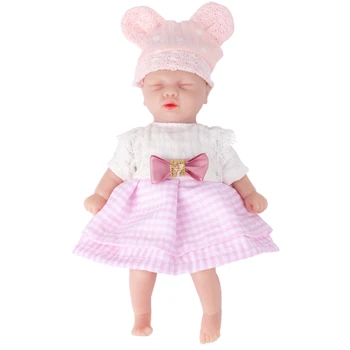IVITA WG1577 6.29 אינץ 125g 100% סיליקון מחדש את הבובה ילדה תינוק צבוע גמור מציאותי ישן בובות צעצועי ילדים
