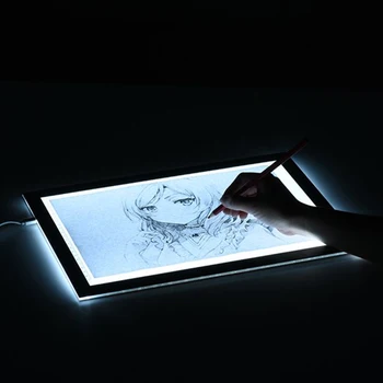 A3 ציור לוח wacom גרפי דיגיטלי לוח LED יהלום ציור אור משטח לוח נייד לוח X-ray הסרט מציג